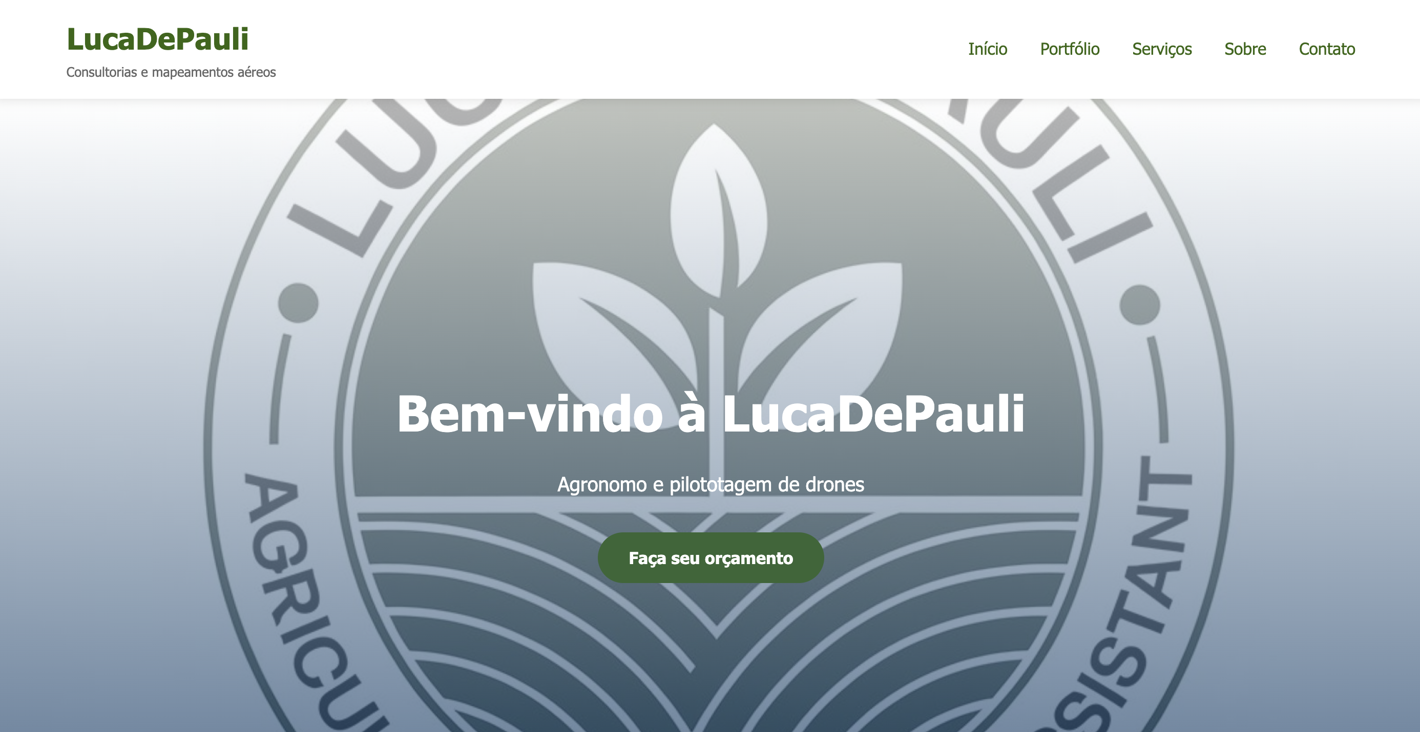 Site Institucional LucaDePauli